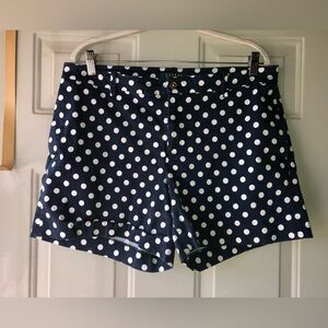 Lauren Ralph Lauren navy polka dot shorts size 12